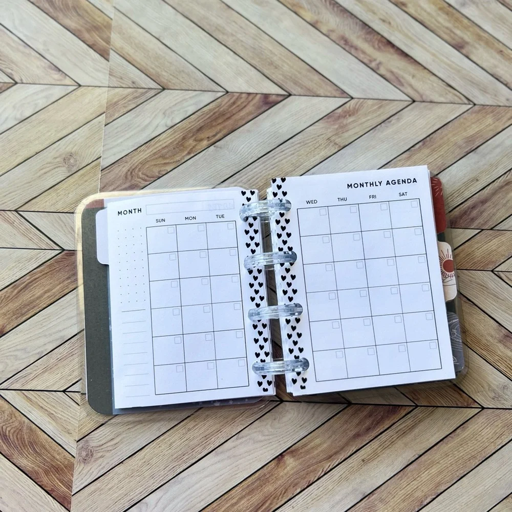 Hand Crafted | Office | Happy Planner Micro Notes Monthly And Weekly ...